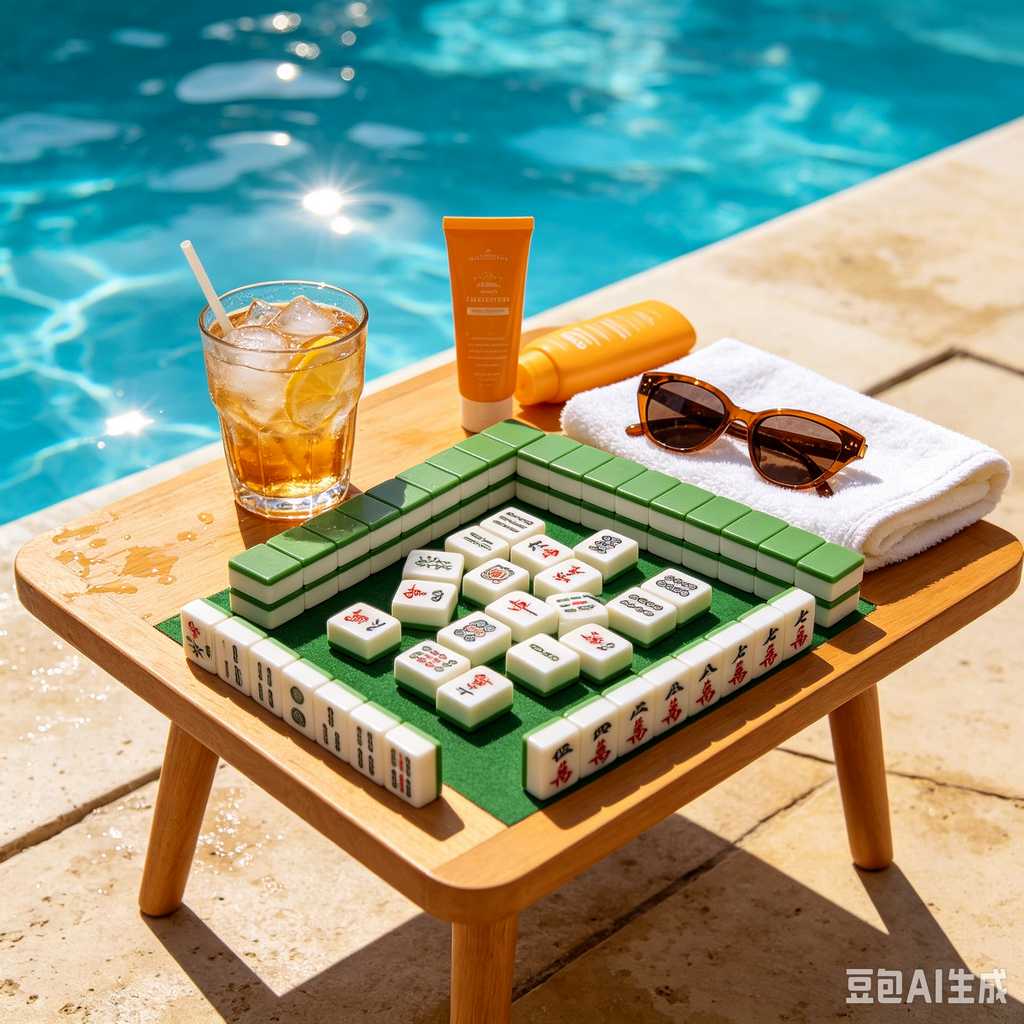 mini mahjong set for travel