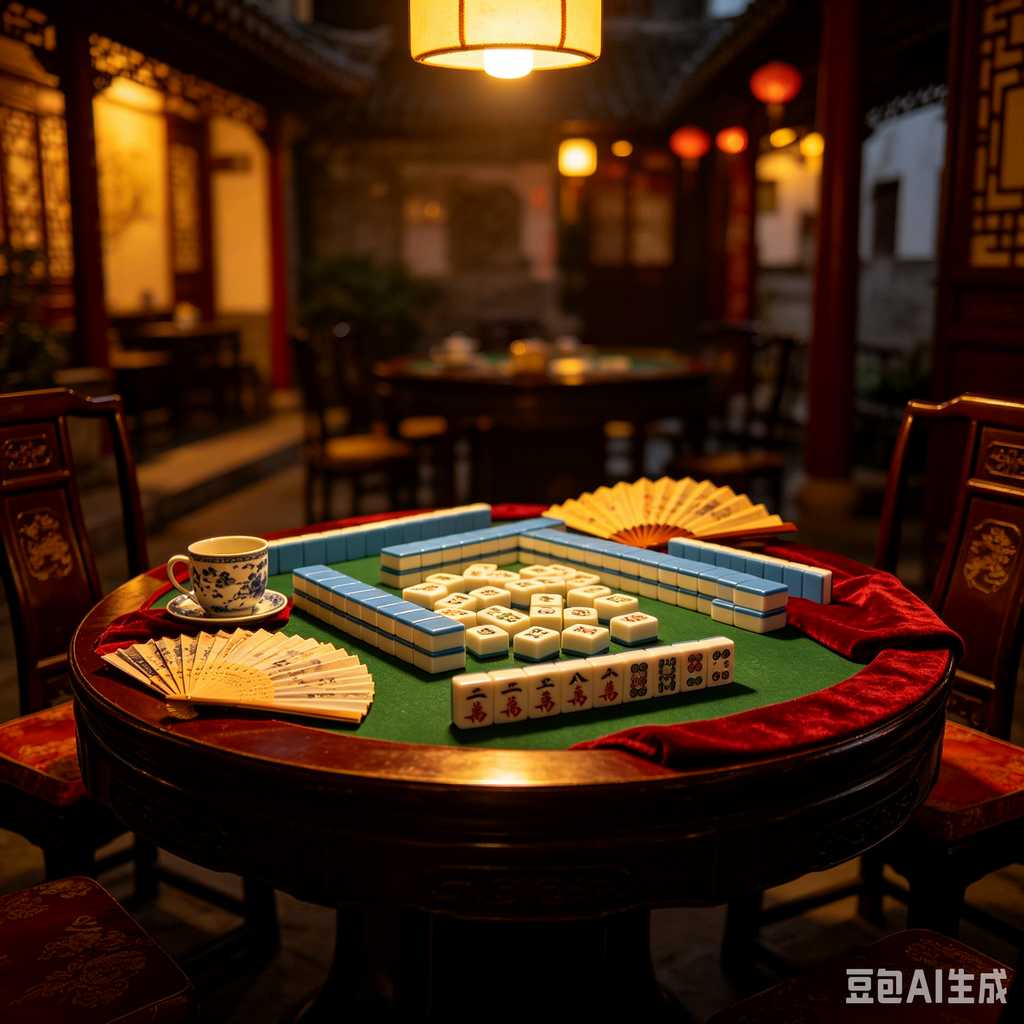 fine carving mahjong set
