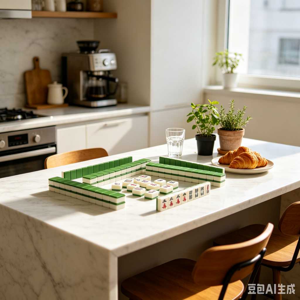 traditional oriental mahjong tiles