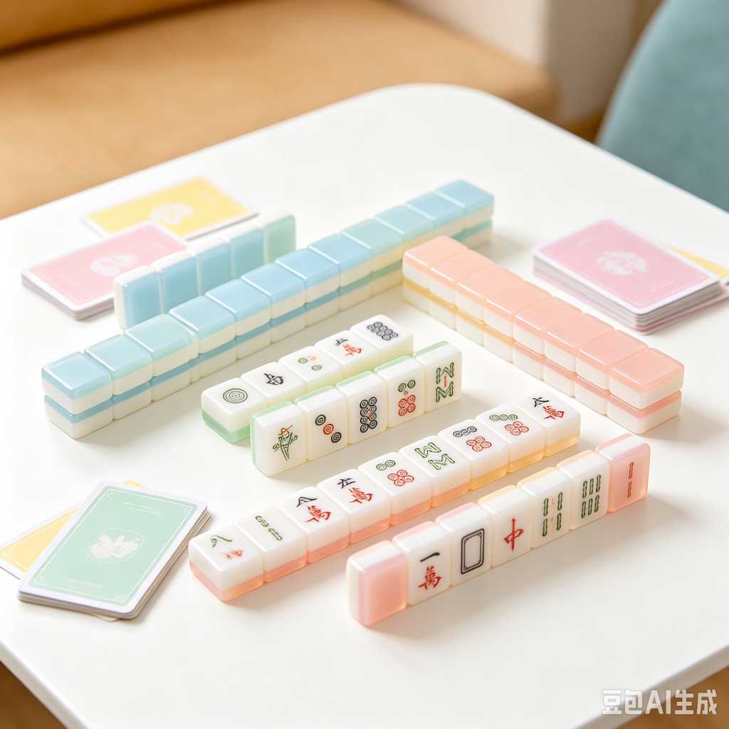 indoor leisure game mahjong set