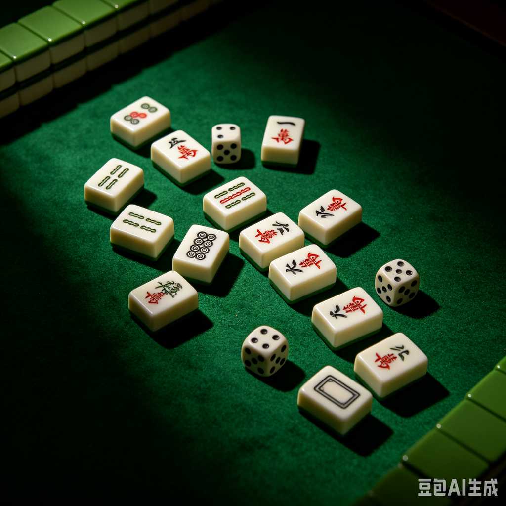 classic oriental board game mahjong